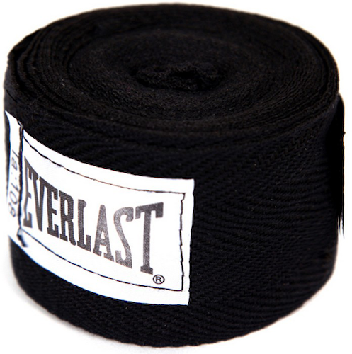 Бинт боксерский Everlast 2,75 м (пара) черный 4455BPU #1