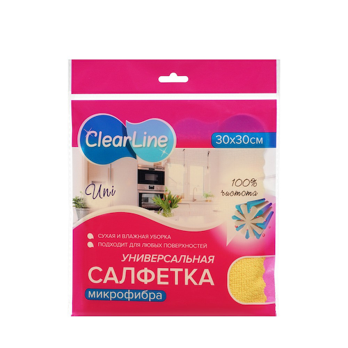 Универсальная салфетка из микрофибры Clear Line Uni 30*30см #1