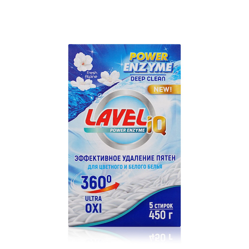 Универсальный стиральный порошок LAVELiq Power Enzyme 450г #1