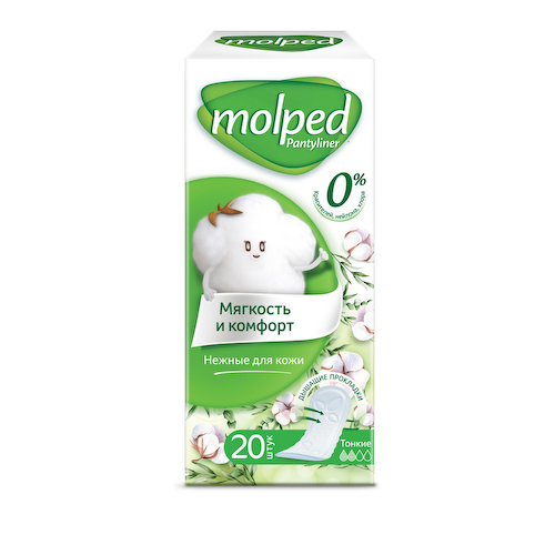 Ежедневные прокладки Molped Pure&Soft 20шт #1