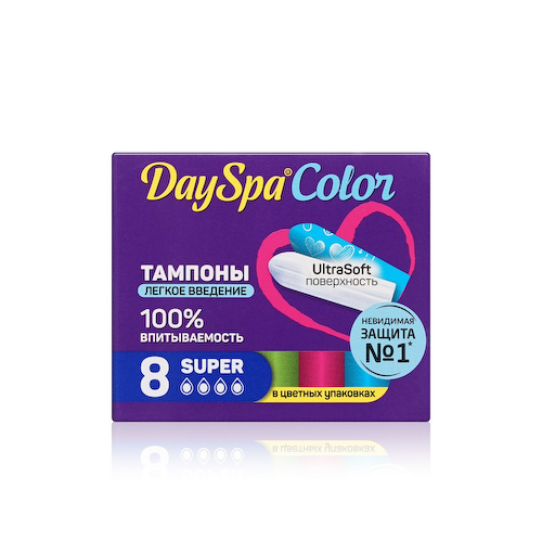 Тампоны Day Spa Color Super 8шт #1
