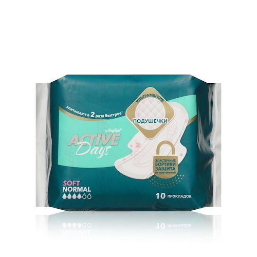 Женские прокладки Day Spa Active Days Normal soft 10шт #1