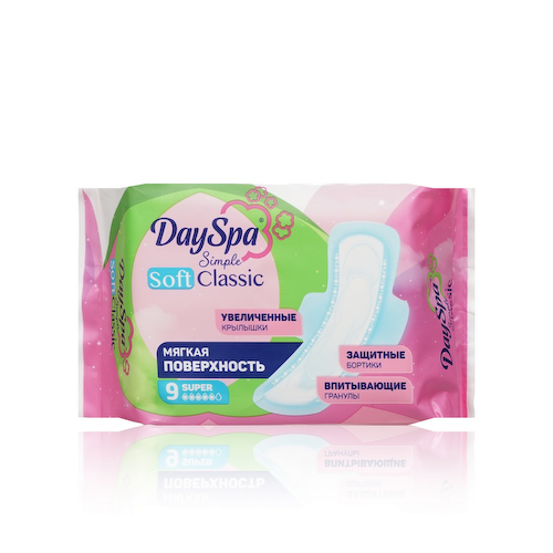 Женские прокладки Day Spa Simple Classic Soft super 9шт #1