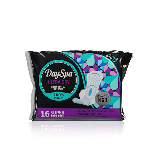 Женские прокладки Day Spa Ultra Dry Super 16шт #1