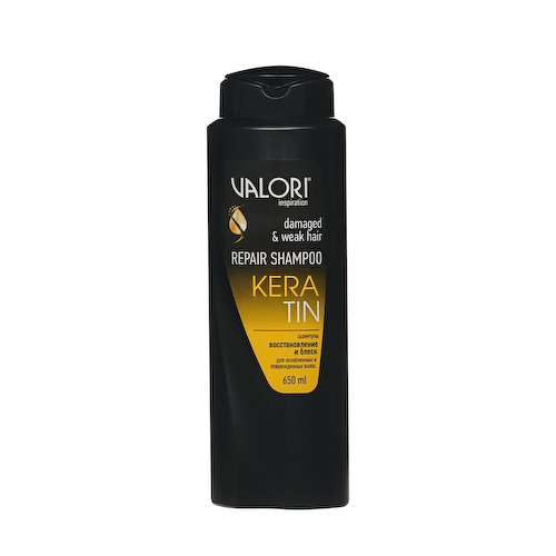 Шампунь для волос Valori Inspiration Keratin " Кератиновое восстановление " 650мл #1