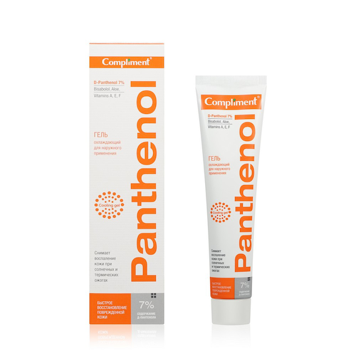 Гель для тела Compliment " Panthenol " охлаждающий , для наружного применения , 75мл #1