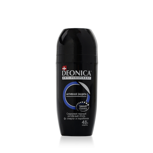 Мужской шариковый дезодорант Deonica For Men активная защита с углем 50мл #1