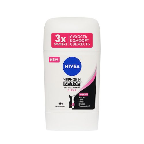 Женский дезодорант NIVEA Черное и Белое " Невидимый Clear 50мл #1