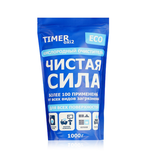 Кислородный очиститель Timer Чистая сила для всех поверхностей 1000г #1