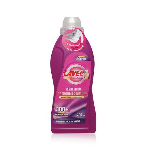 Усиленный пятновыводитель для цветного и белого белья LAVELiq Power Enzyme 700мл #1