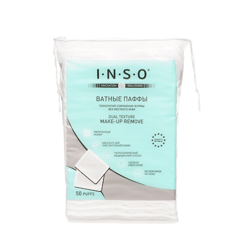 Ватные диски INSO паффы 50шт #1