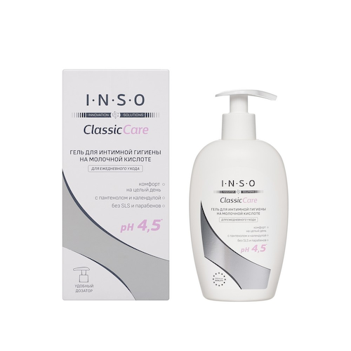Гель для интимной гигиены на молочной кислоте INSO Classic Care 250мл #1