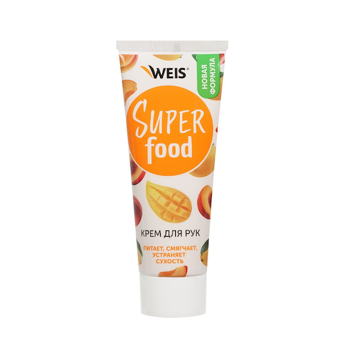 Крем для рук WEIS Super Food с маслом персика и соком манго 75мл #1