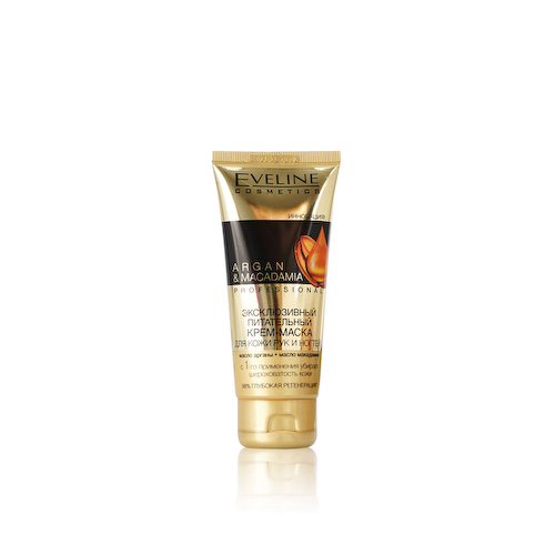 Крем - маска для рук и ногтей Eveline " Argan & Macadamia " эксклюзивный , питательный 100мл #1