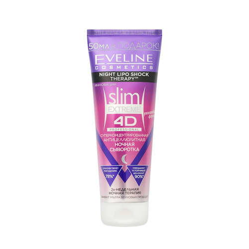 Ночная антицеллюлитная сыворотка Eveline Slim Extreme 4D 250мл #1