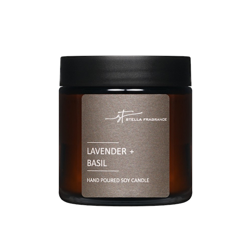 Свеча ароматическая Stella Fragrance Lavender + Basil 90г #1