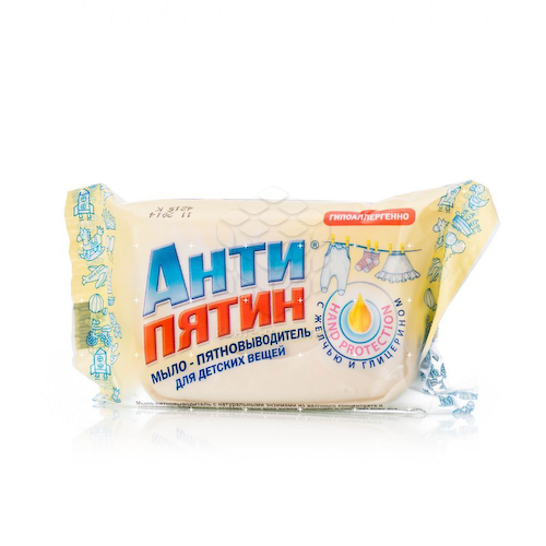 Мыло - пятновыводитель Антипятин для детских вещей 90г #1
