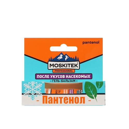 Гель - бальзам после укусов насекомых Moskitek Professional с пантенолом 10мл #1