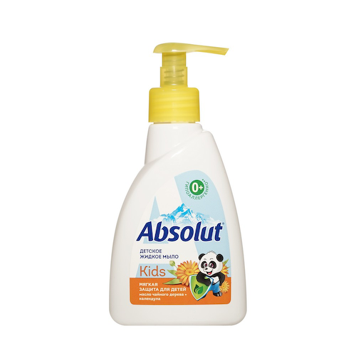 Детское жидкое мыло Absolut Kids масло чайного дерева + календула 0+ вид 250г #1
