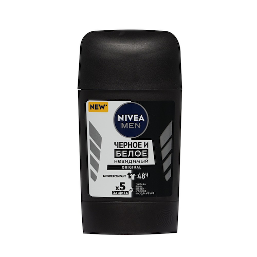Мужской антиперспирант NIVEA Men Черное и Белое Невидимый Original 50мл #1