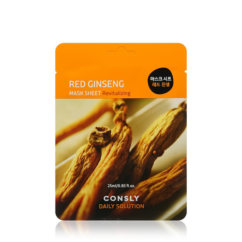 Глубоко увлажняющая маска для лица Consly Red Ginseng с экстрактом красного женьшеня 25мл #1