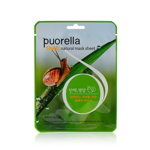 Маска для лица Puorella " Snail " питательная 21г #1