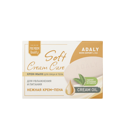 Крем - мыло для лица и тела Adaly Soft Cream Care Cream Oil 100г #1