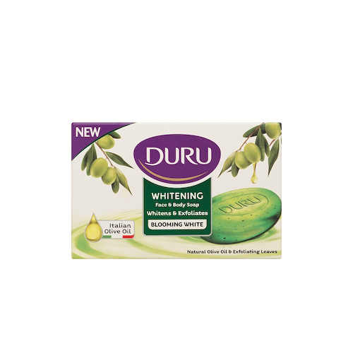 Мыло туалетное для лица и тела Duru Natural Olive Blooming White 140г #1