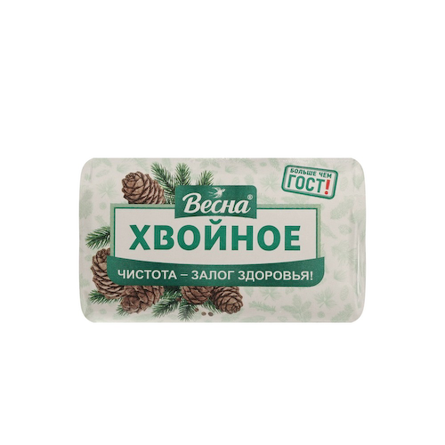 Мыло туалетное Весна Хвойное 90г #1