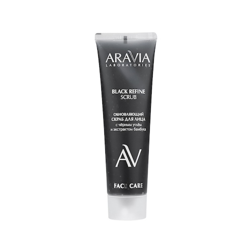 Обновляющий скраб для лица Aravia Laboratories Black Refine Scrub 100мл #1
