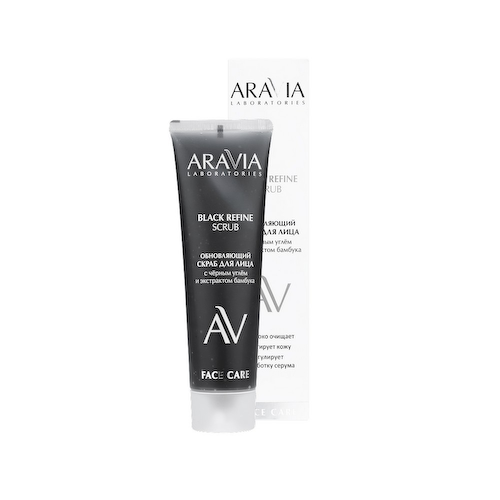 Обновляющий скраб для лица Aravia Laboratories Black Refine Scrub 100мл #1