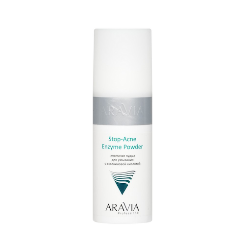 Энзимная пудра для умывания с азелаиновой кислотой Aravia Professional Stop-Acne Enzyme Powder 150мл #1
