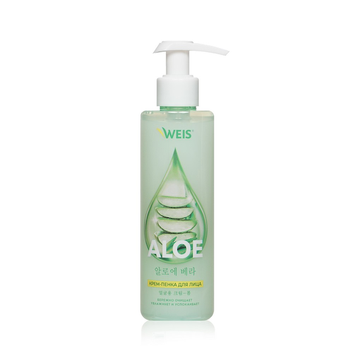 Крем - пенка для лица WEIS Aloe 190мл #1