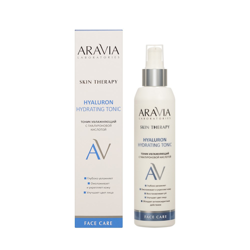 Увлажняющий тоник для лица с гиалуроновой кислотой Aravia Laboratories Hyaluron Hydrating Tonic 200мл #1
