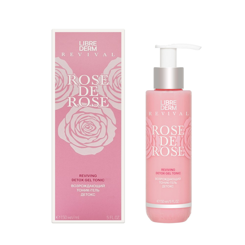 Возрождающий тоник - гель детокс для лица Librederm Rose De Rose 150мл #1
