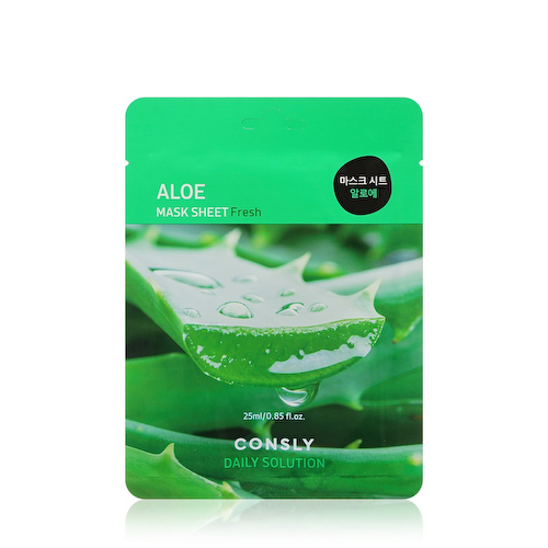 Освежающая маска для лица Consly Aloe с экстрактом алоэ 25мл #1