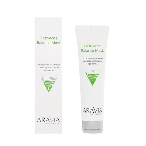 Рассасывающая маска с поросуживающим эффектом Aravia Professional Post-Acne Balance Mask 100мл #1