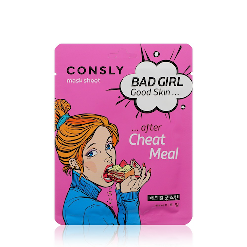 Тканевая маска для лица Consly Bad Girl Good Skin... " После читмила " 23мл #1
