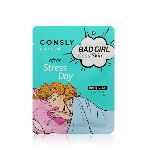 Тканевая маска для лица Consly Bad Girl Good Skin... " После тяжелого дня " 23мл #1