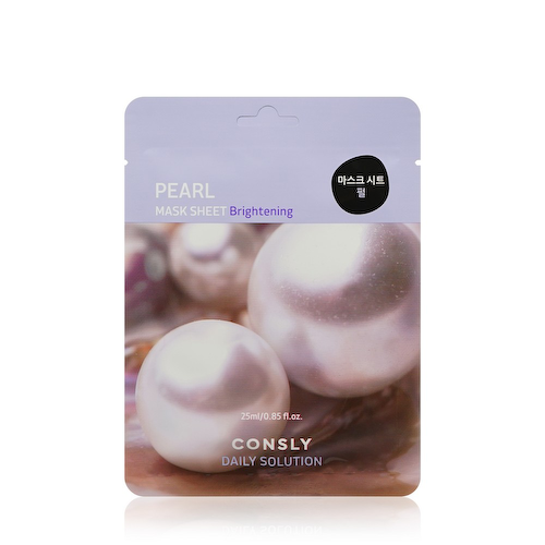 Выравнивающая маска для лица Consly Pearl с экстрактом жемчуга 25мл #1