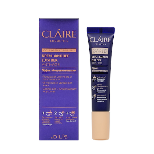 Крем - филлер для век Claire Cosmetics Collagen Active Pro 15мл #1