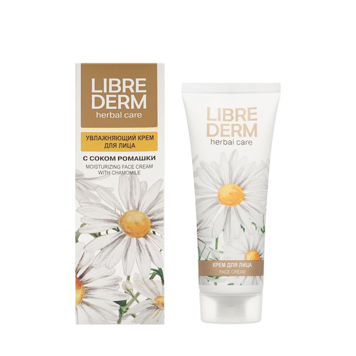 Увлажняющий крем для лица Librederm Herbal Care с соком ромашки 75мл #1