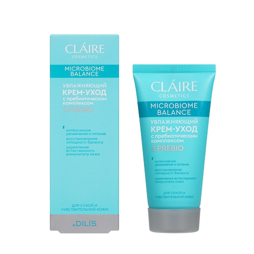 Увлажняющий крем - уход с пребиотическим комплексом Claire Cosmetics Microbiome Balance 50мл #1