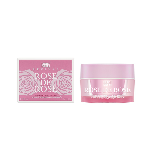 Возрождающий ночной крем для лица Librederm Rose De Rose 50мл #1