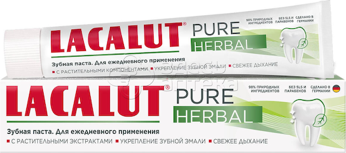 Лакалют Pure Herbal зубная паста 75 мл #1