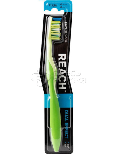Зубная щетка Reach Dual effect средняя жесткость, 1 шт #1