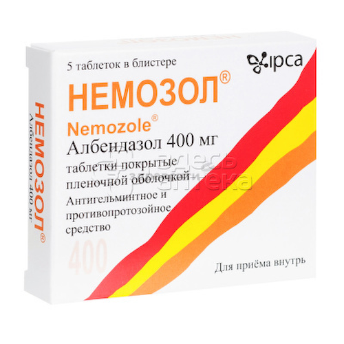 Немозол табл. 400мг N5 #1