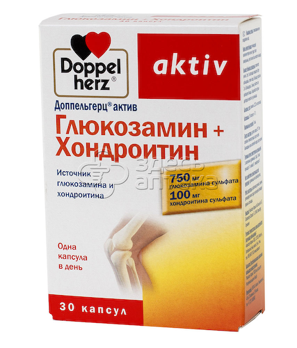 Доппельгерц Актив Глюкозамин+Хондроитин капс N30 #1