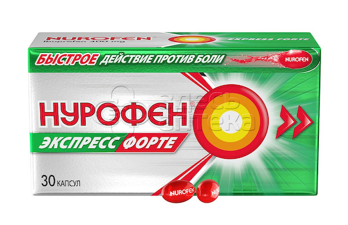 Нурофен Экспресс Форте 400мг, 30 капсул #1