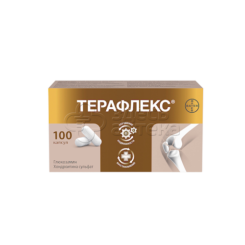 Терафлекс 500 мг + 400 мг капсулы, 100 шт #1